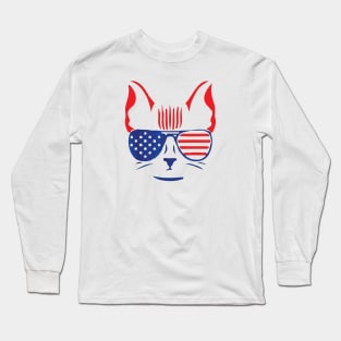 USA Cat Long Sleeve T-Shirt